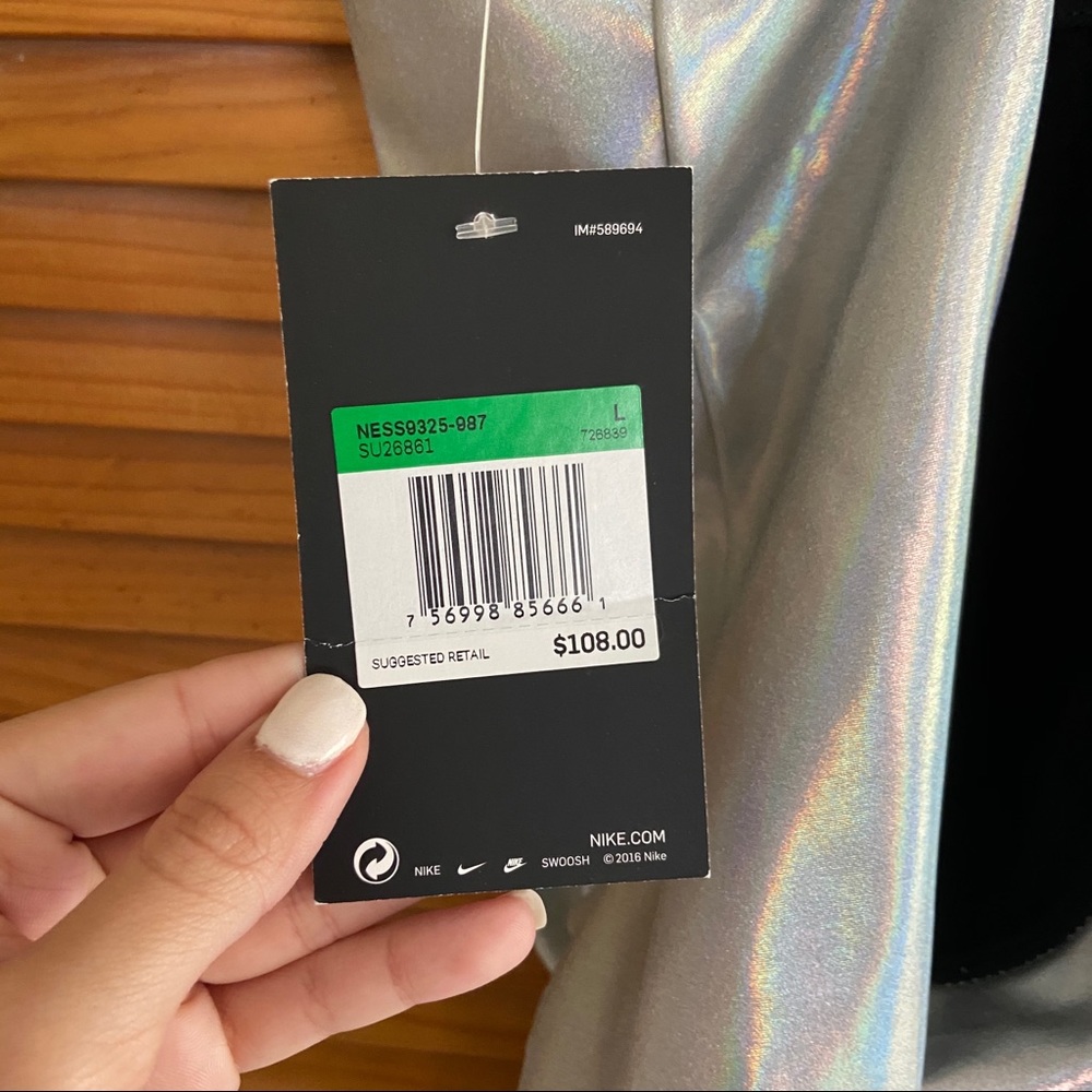 NEW Nike Flash Iridescent High Neck One Piece Swim - Picture 7 of 9